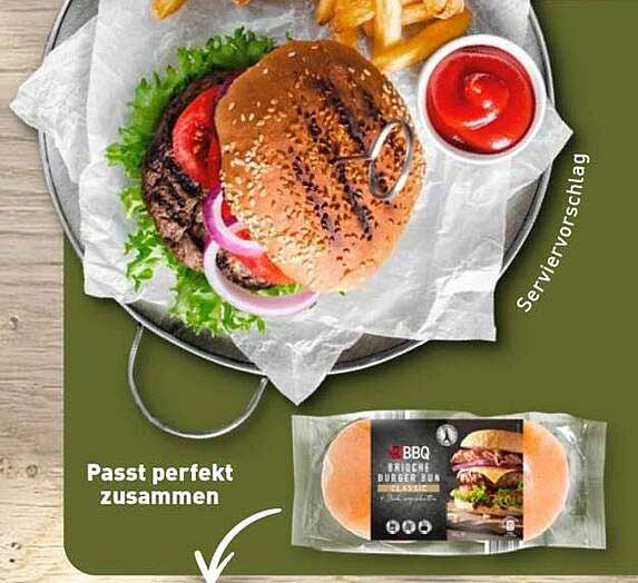 BBQ Frische Burger Brötchen