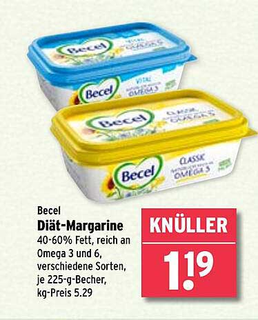 Becel Diät-Margarine 225g