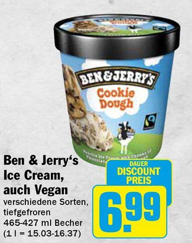 Ben & Jerry‘s Cookie Dough Ice Cream, auch Vegan