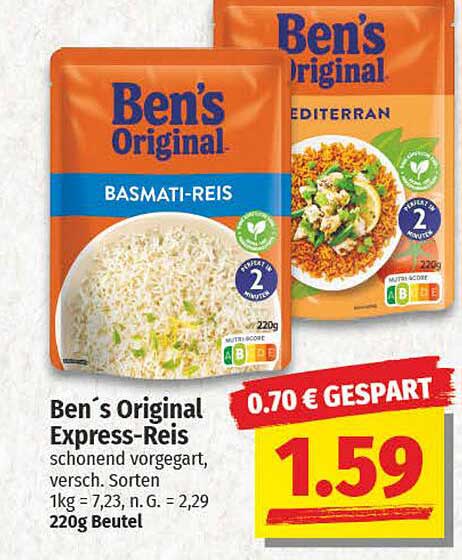 Ben's Original Express-Reis - Basmati-Reis 220g