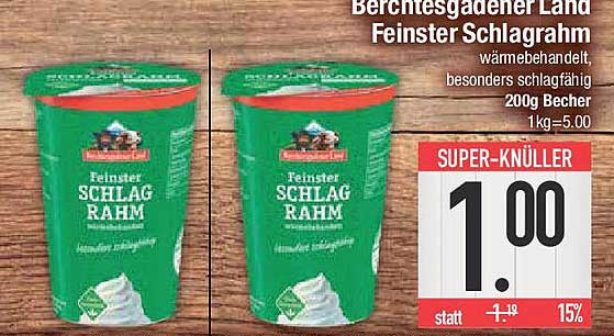 Berchtesgadener Land Feiner Schlagrahm