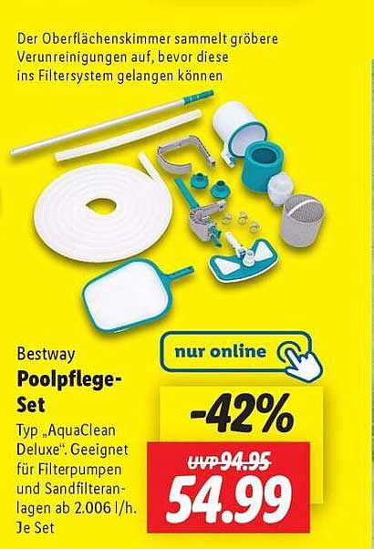 Bestway Poolpflege-Set Typ „AquaClean Deluxe“