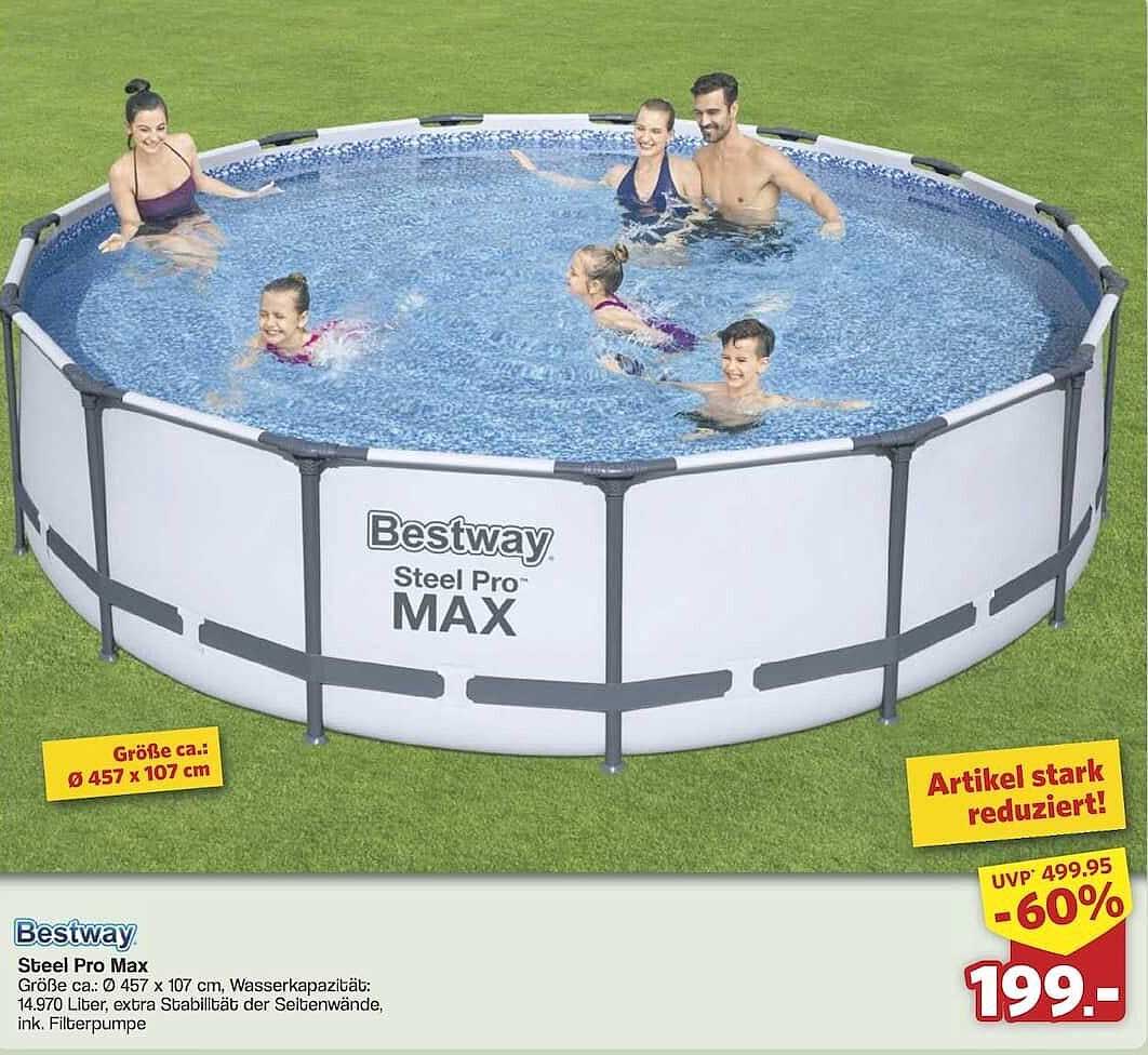 Bestway Steel Pro Max Pool Ø 457 x 107 cm