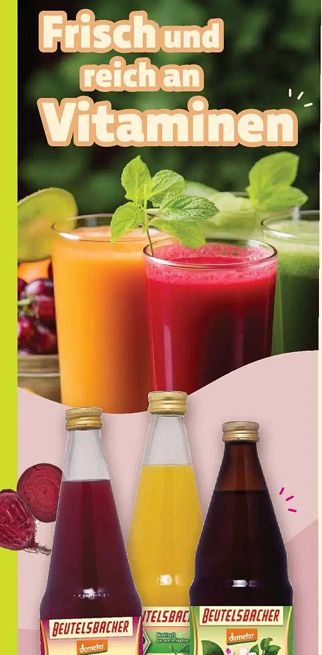 Beutelsbacher Fruchtsäfte - frisch und reich an Vitaminen