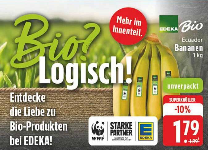 Bio? Logisch! Ecuador Bananen 1 kg