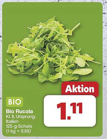 Bio Rucola 125 g - Aktion