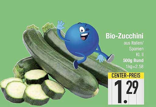 Bio-Zucchini aus Italien/Spanien - 500g Bund