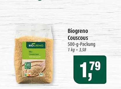 Biogreno Couscous 500-g-Packung