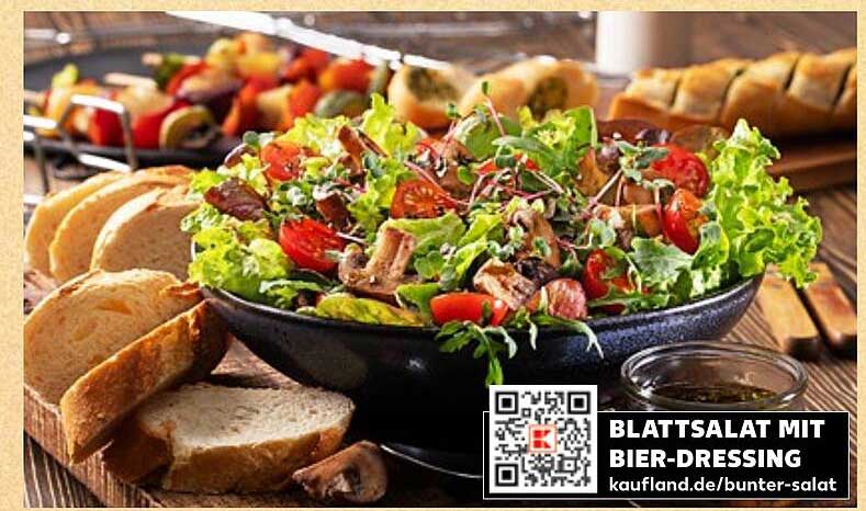 Blattsalat mit Bier-Dressing