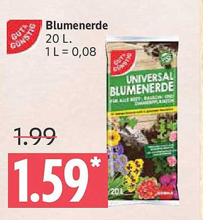 Blumenerde 20 L - Universal Blumenerde