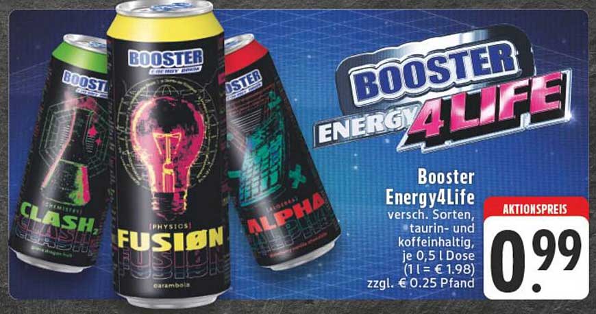 Booster Energy4Life - verschiedene Sorten