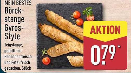 Börekstangen Gyros-Style