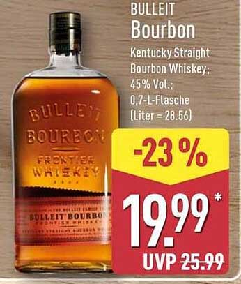 BULLEIT Bourbon Kentucky Straight Whiskey