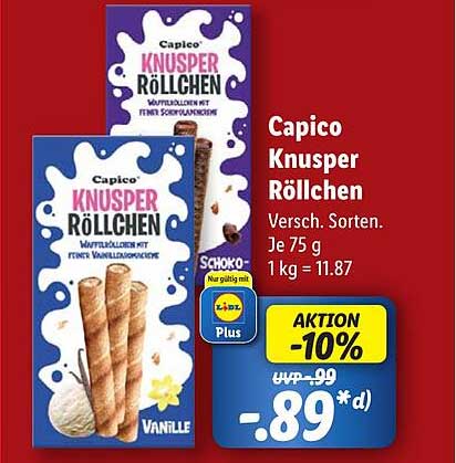 Capico Knusper Röllchen