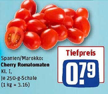 Cherry Romatomaten Kl. I - Tiefpreis
