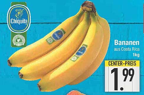 Chiquita Bananen aus Costa Rica, 1 kg