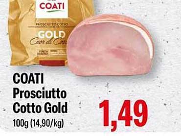 COATI Prosciutto Cotto Gold