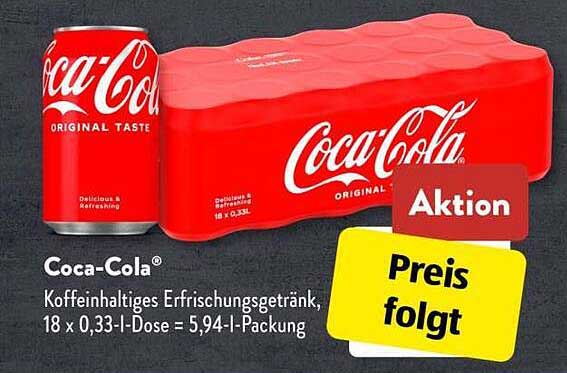 Coca-Cola 18 x 0,33 l Dosenpackung