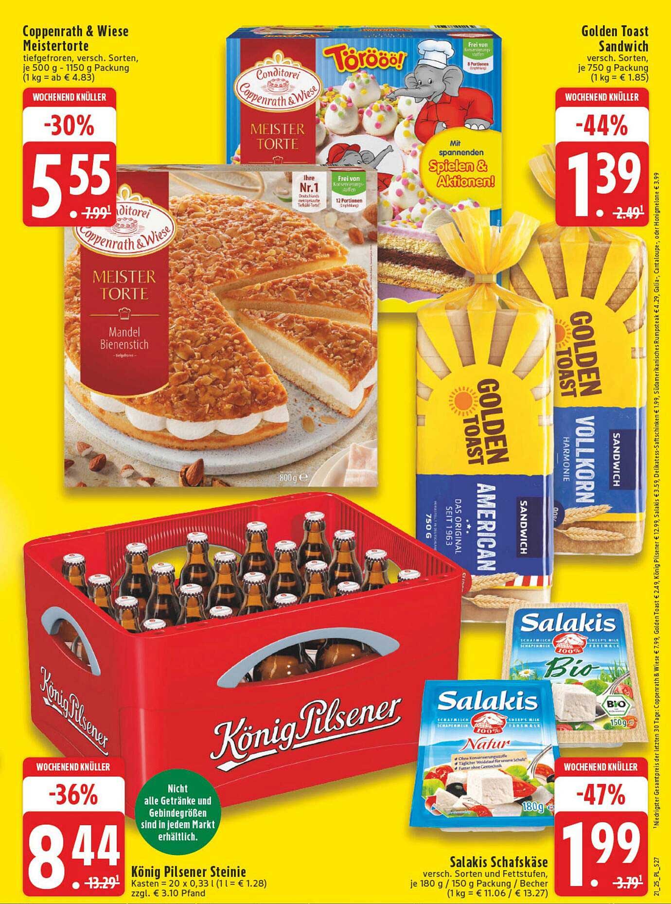 Coppenrath & Wiese Meistertorte Mandel Bienenstich, 800 g Packung