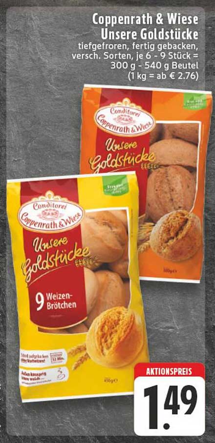 Coppenrath & Wiese Unsere Goldstücke - 9 Weizen-Brötchen