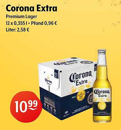 Corona Extra 12 x 0,355 l – Premium Lager Bier