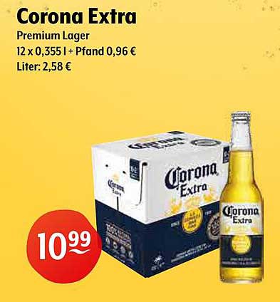 Corona Extra Premium Lager 12 x 0,355 l + Pfand 0,96 €