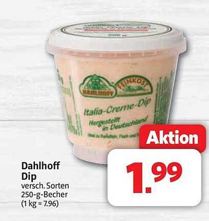 Dahlhoff Dip - Italia-Creme-Dip 250-g-Becher