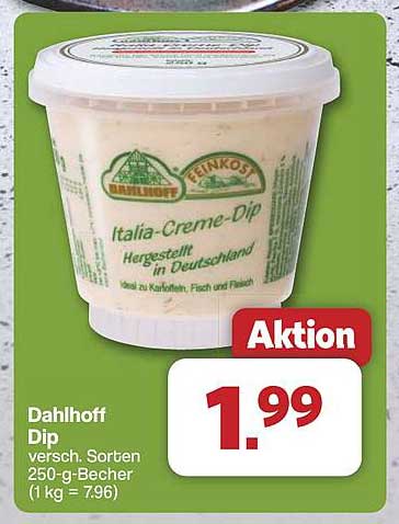 Dahlhoff Dip - Italia-Creme-Dip 250-g-Becher