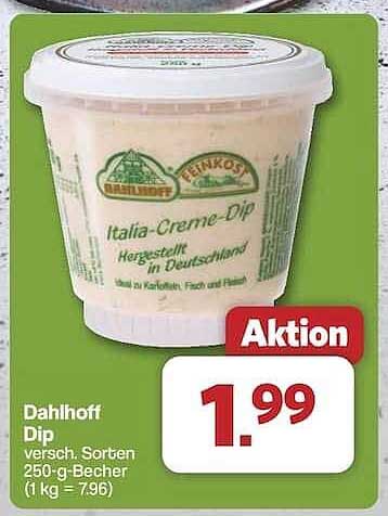Dahlhoff Dip - Italia-Creme-Dip 250 g Becher