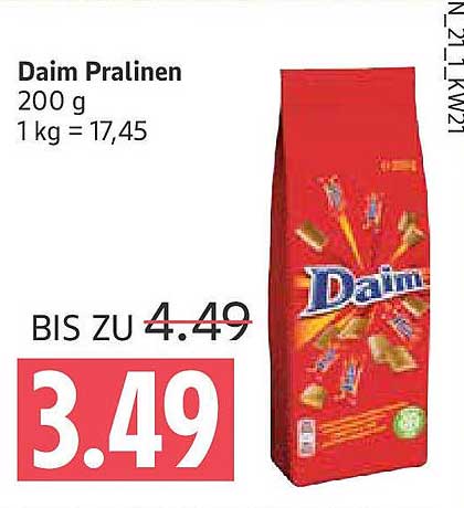 Daim Pralinen 200 g - Jetzt zum Sparpreis!