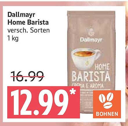 Dallmayr Home Barista 1 kg - Verschiedene Sorten