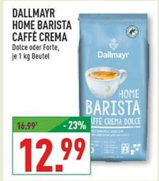 Dallmayr Home Barista Caffè Crema, 1 kg Beutel