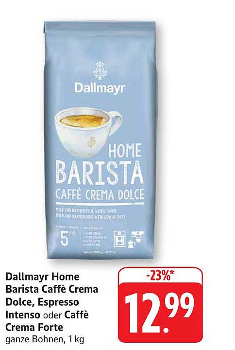 Dallmayr Home Barista Caffè Crema Dolce 1 kg