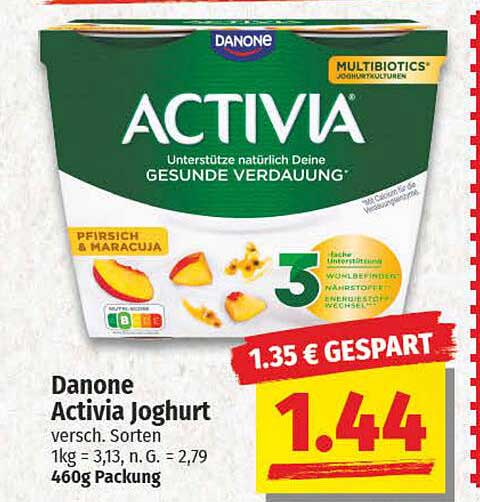 Danone Activia Joghurt - verschiedene Sorten