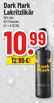 Dark Mark Lakritzlikör 0,7L