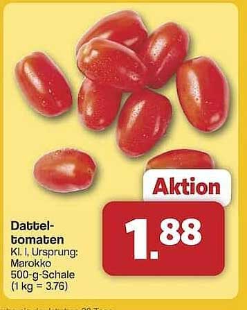 Datteltomaten 500-g-Schale