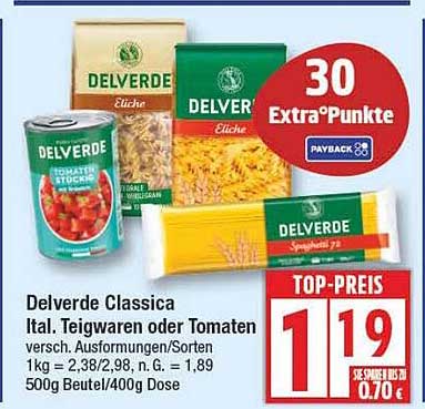 Delverde Classica Ital. Teigwaren oder Tomaten – Verschiedene Ausführungen/Sorten