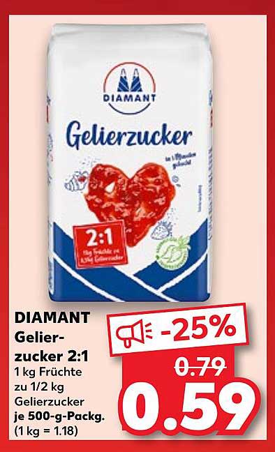 DIAMANT Gelierzucker 2:1