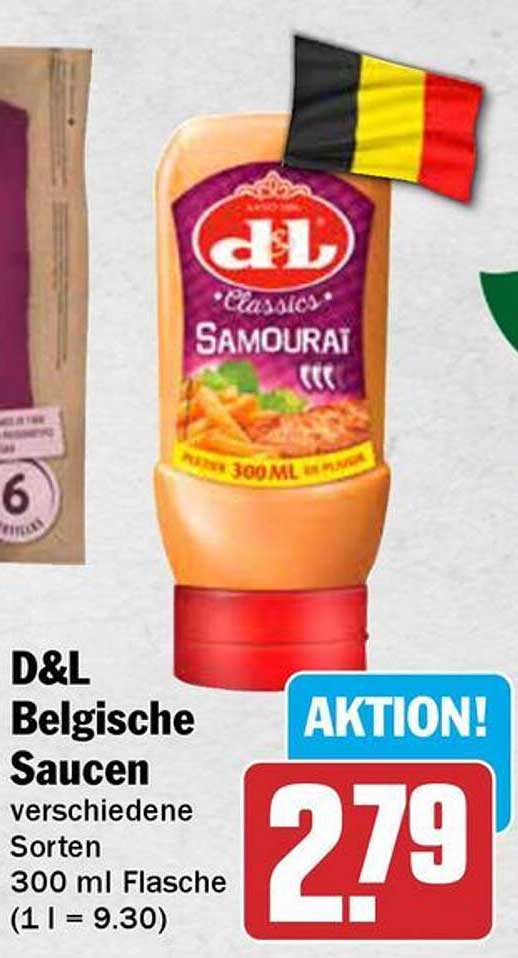D&L Belgische Saucen - verschiedene Sorten