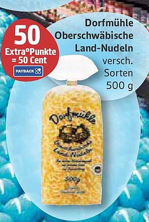 Dorfmühle Oberschwäbische Land-Nudeln 500 g - verschiedene Sorten