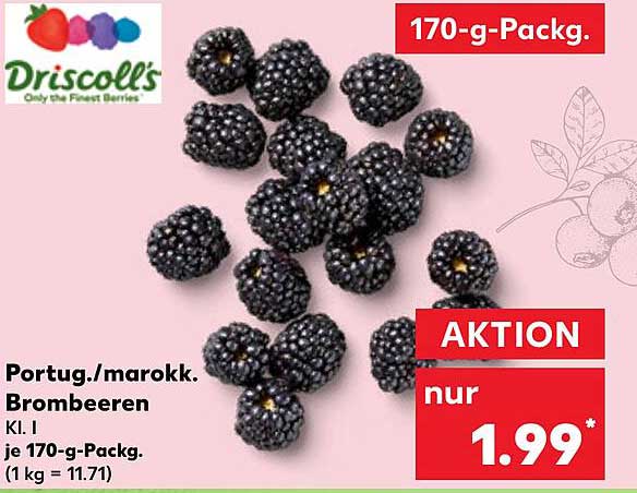 Driscoll’s Portugiesische und marokkanische Brombeeren 170 g