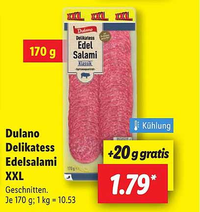 Dulano Delikatess Edelsalami XXL