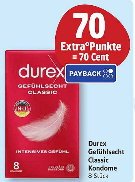 Durex Gefühlsecht Classic Kondome 8 Stück