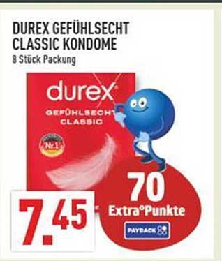 Durex Gefühlsecht Classic Kondome - 8 Stück Packung
