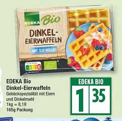 EDEKA Bio Dinkel-Eierwaffeln