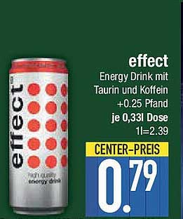 effect Energy Drink mit Taurin und Koffein