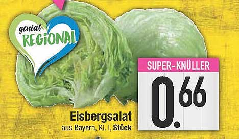 Eisbergsalat aus Bayern, Kl. I, Stück