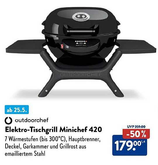 Elektro-Tischgrill Minichef 420