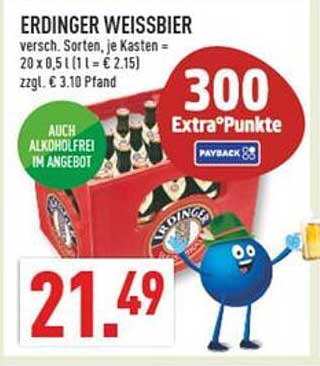 Erdinger Weissbier Kasten (20 x 0,5 l)
