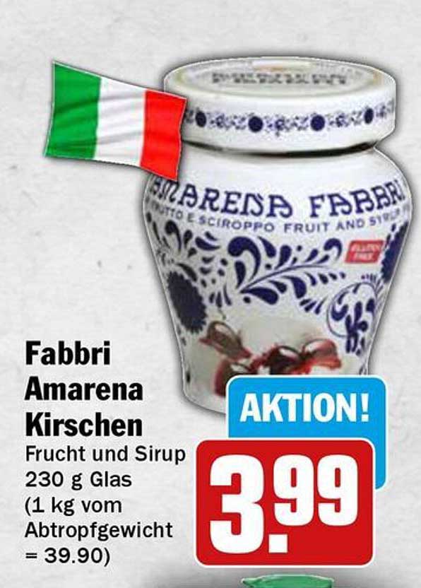 Fabbri Amarena Kirschen 230 g Glas